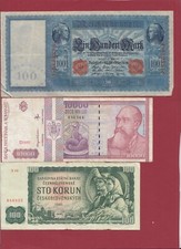 LOT de 15  BILLETS -PAYS DU MONDE (Lot n° 86)-5 en UNC ET 10 en TTB+