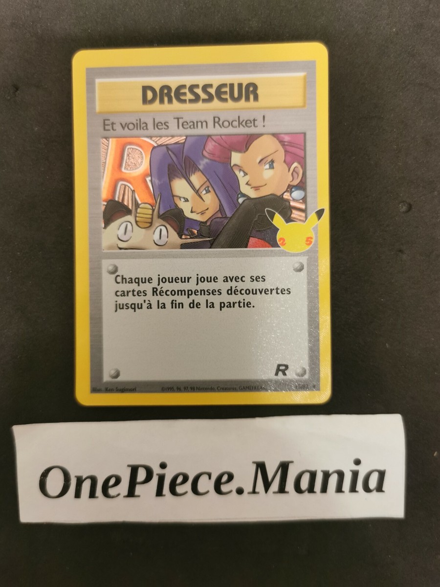 Pokémon Et Voila Les Team rocket! 15/82 25th Anniversary. | eBay