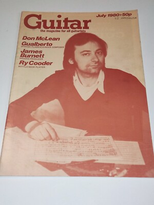 Guitar Magazine (Vintage) July 1980 V8 No12 Don McLean
