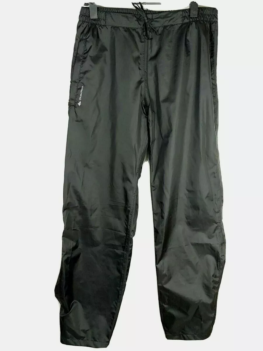 Quechua Decathlon ~ Mens Outdoor Overpants Raincut Pants ~ Size