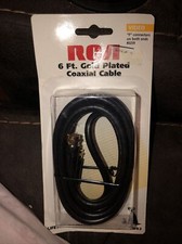 RCA GOLD PLATED 6 ft CABLE, NEW IN SEALED PACKAGE
