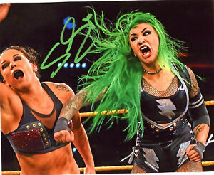 Shotzi Blackheart autographed 8x10 Sexy Hot In Person TNA WWE Shimmer RISE #12