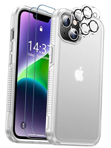 for iPhone 14 Case/iPhone 15 Case, [15 FT Military Grade Drop Protection][Non-image