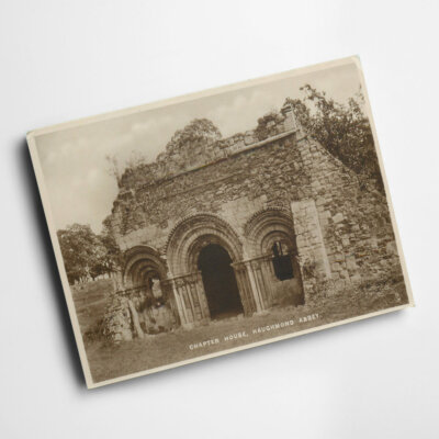 A6 PRINT - Vintage Shropshire - Chapter House, Haughmond Abbey (b)
