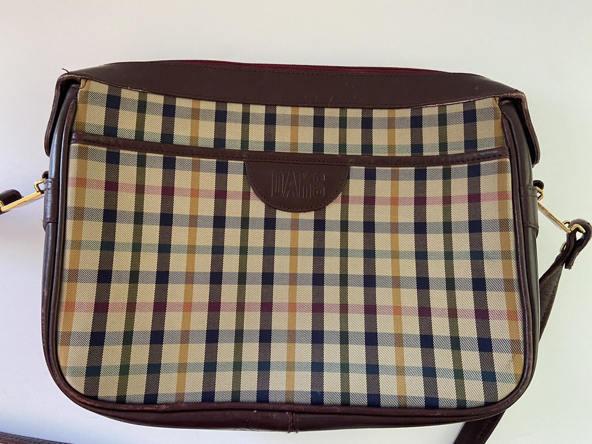 Daks London Women's Crossbody Bag Plaid Check Handbag