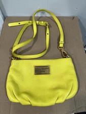 Marc By Marc Jacobs Bag Small Yellow Q Percy Leather Crossbody Purse Classic