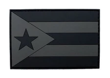 Puerto Rico Flag Tactical Patch [PVC Rubber-3.0 X 2.0 - PF4]