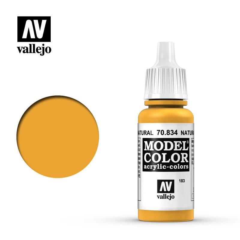 Vallejo Model Color Natural Wood Grain Acrylic 17ml/0.57 fl oz Dropper - 70.834