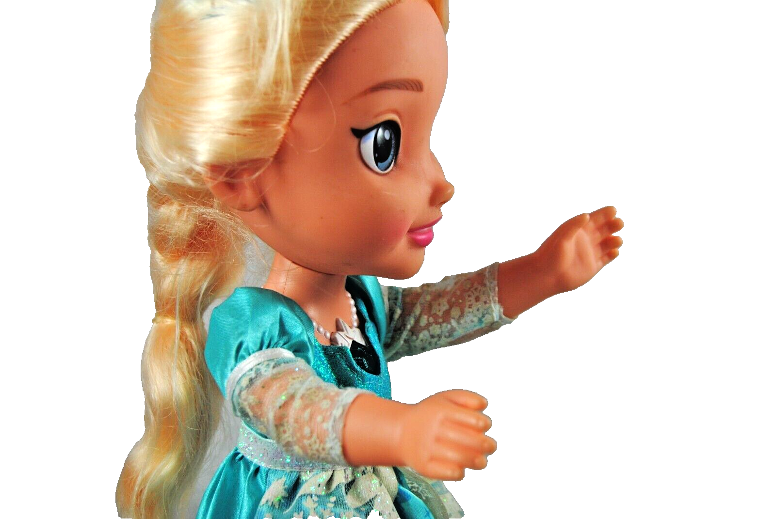 14" Tall DISNEY FROZEN ELSA Speaking & Singing Princess DOLL & LIGHTS