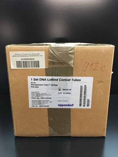 Eppendorf Cat No 0030122232 DNA LoBind Conical Tubes 50mL PCR Clean