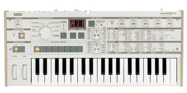 KORG microKORG S MK-1S Analog Synthesizer Vocoder 37-Key Keyboard 