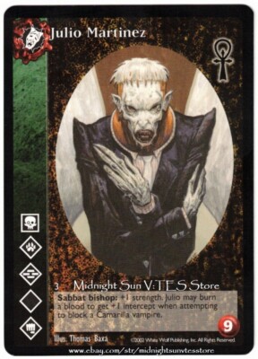 Julio Martinez Nosferatu Antitribu Camarilla Edition V:TES VTES Vampire CCG