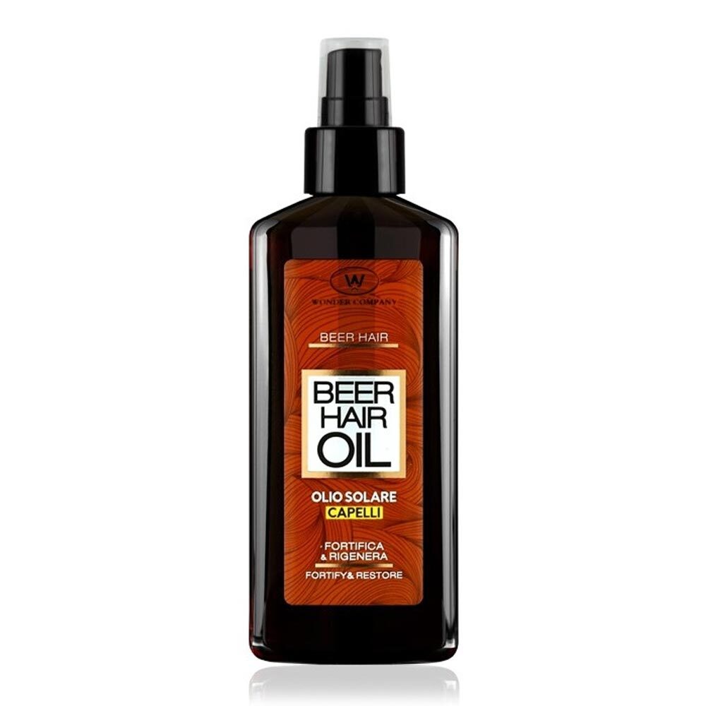 LR Wonder Beer - Hair Oil Olio Solare per Capelli alla Birra, 100ml