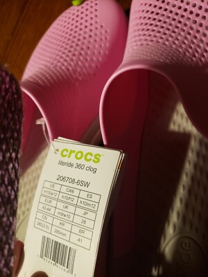 さくら PINK! Crocs LiteRide 360 Clog US Mens Size 10/Womens Size 12 - $99