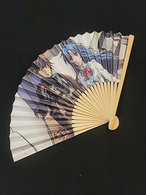 Full Metal Panic Invisible Victory Wood & Paper Promotional Folding Fan Anime