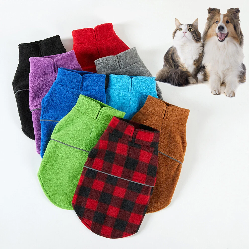 VETEMENTS Abbigliamento per cani maglione caldo in pile giacca per cani cappotto cucciolo felpa con cappuccio us 