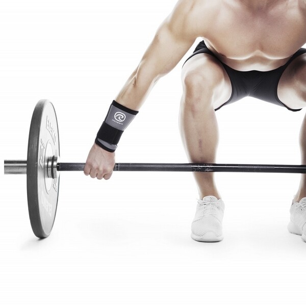 Rehband Strong Man Wrist Support Additional Elastic Strap Optimal Improved Force