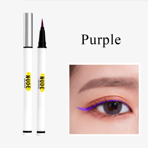 Liquid Eyeliner Eye Liner Pen Neon Colorful Cat Eyes Makeup Quick-drying