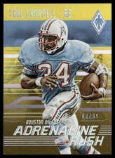 Earl Campbell 2016 Panini Phoenix Adrenaline Rush Yellow #AR-EC #/99