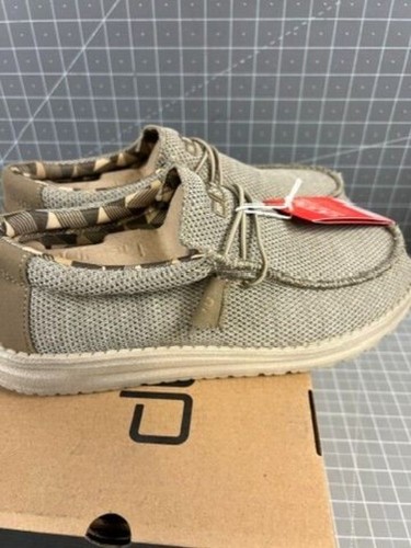 Hey Dude Wally Sox Beige Mens Casual Shoes US 8 EU 41 NEW~~ - Picture 3 of 9