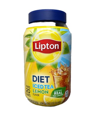 Lipton Iced Tea Mix, Diet Lemon, Makes 20 Quarts BB:04/30/25