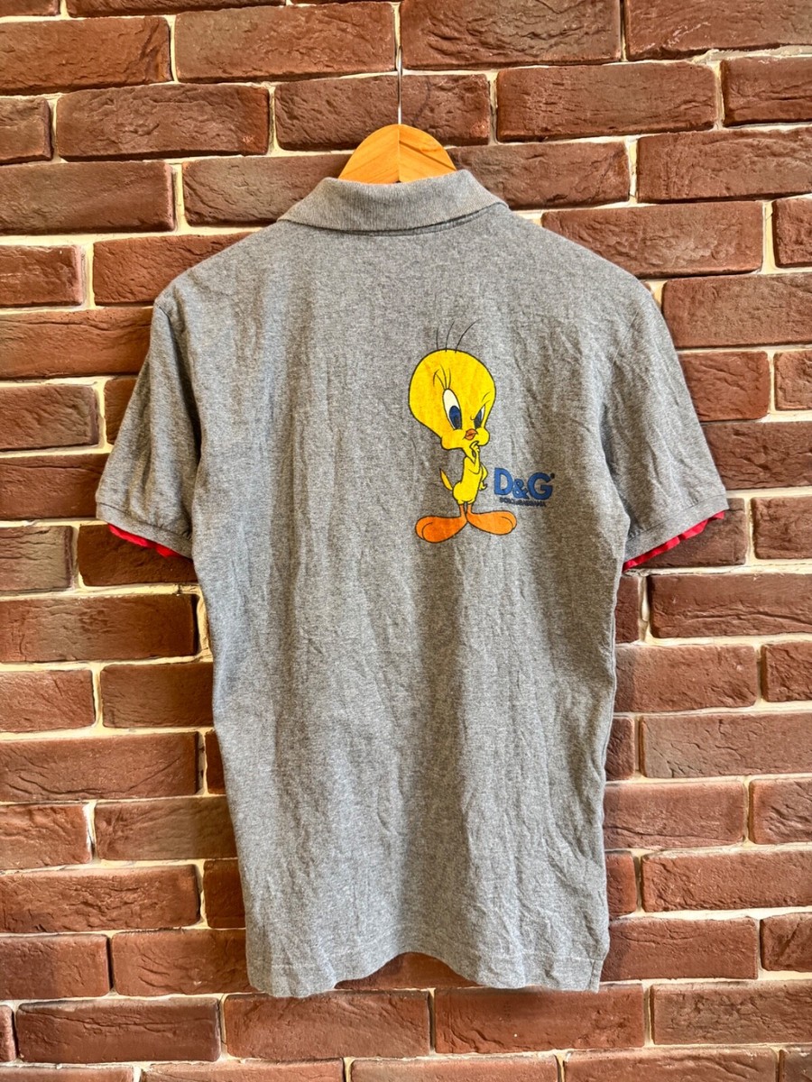 D&G Tweety Sylvester 半袖ポロシャツ D&G Tweety Sylvester 半袖ポロシャツ 未使用品 ディー&ジー