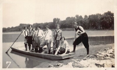 Antique Ladies Crew Rowing Club Dubuque Iowa 1920s Photo Mississippi ...