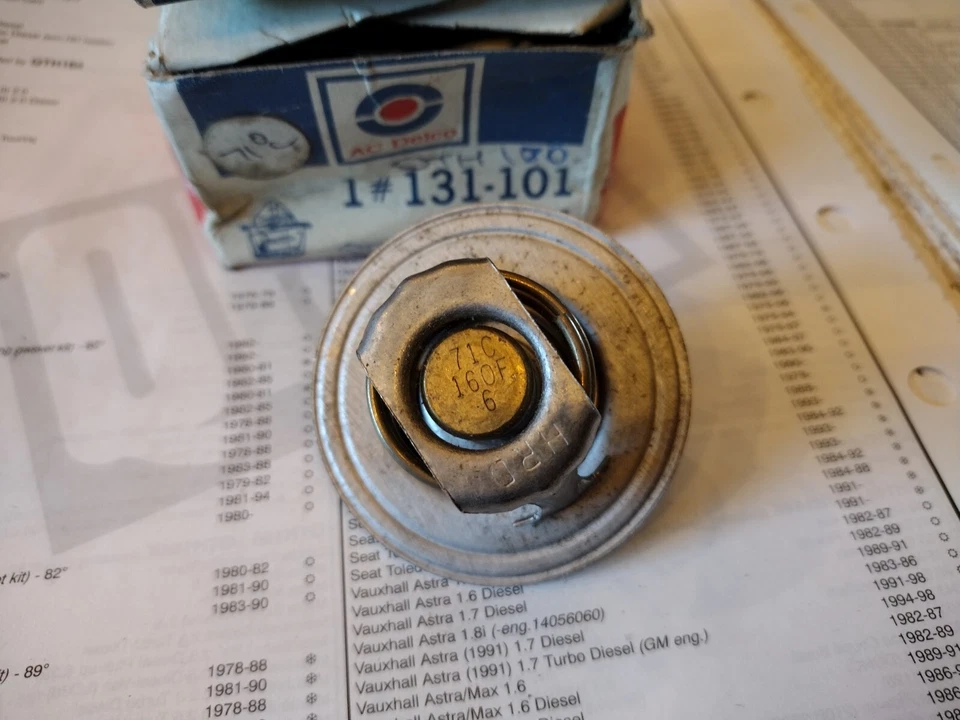 ENGINE THERMOSTAT - FITS: FORD 'A' SERIES COMMERCIAL - 2.4ltr. DIESEL (1973-83) - Image 2 of 3