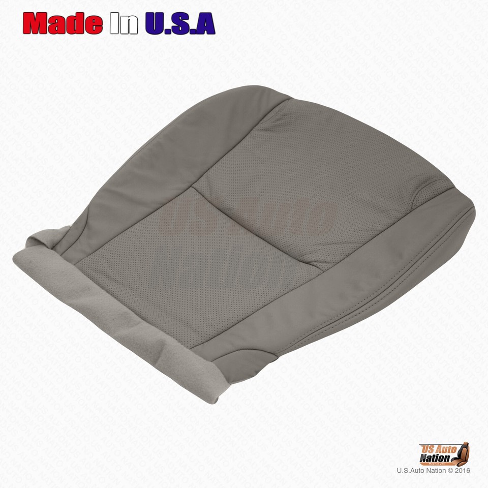 For 2006 - 2011 Lexus GS350 Driver Bottom Perforated Leather Seat Cover In Gray - Foto 5