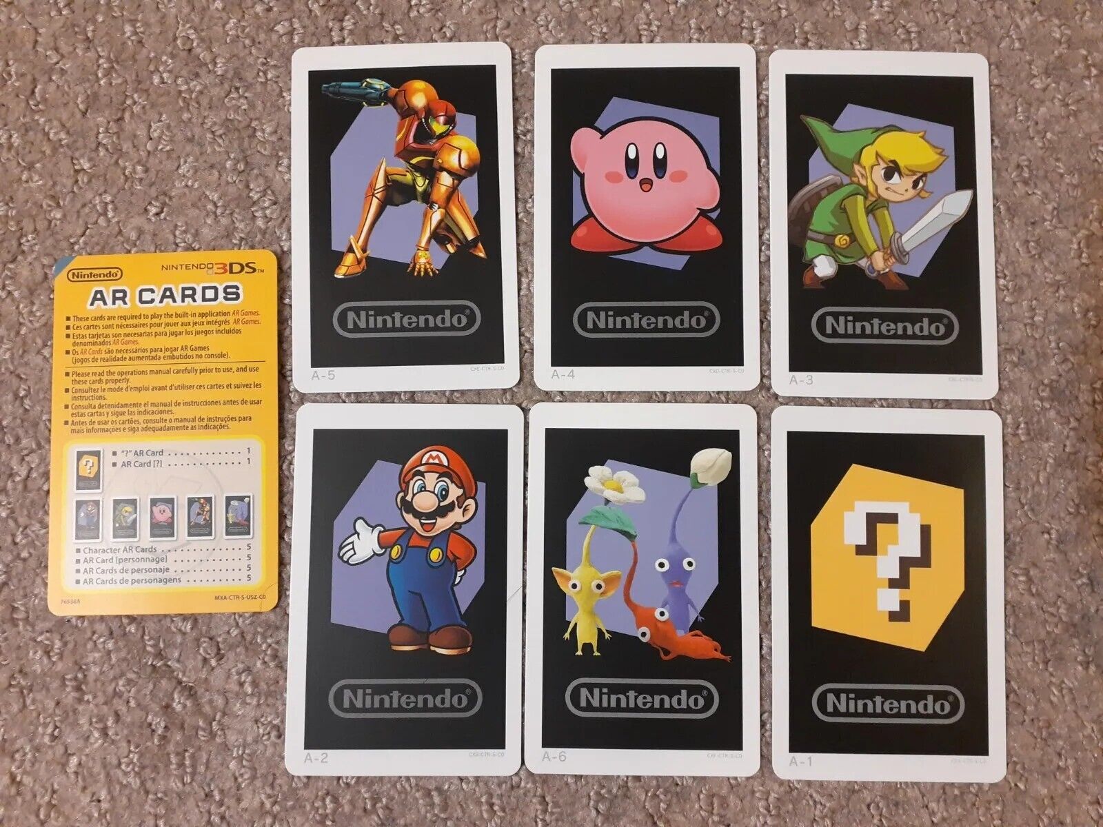 3DS AR Cards ( ×6) | eBay