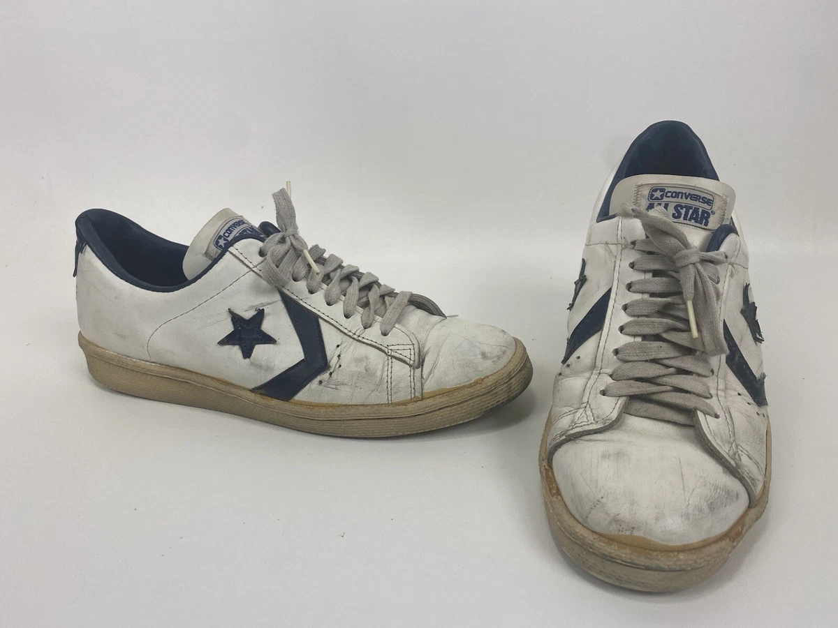 Converse vintage leather shoes cheap