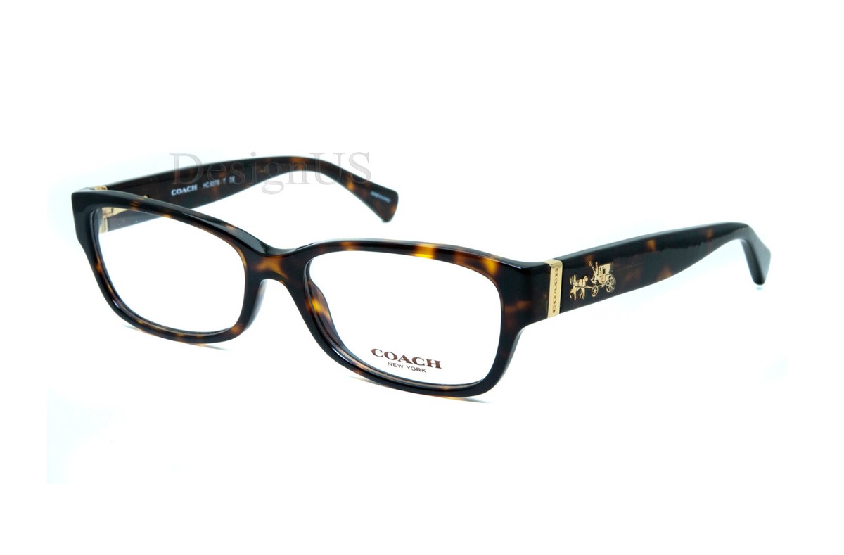 COACH HC6078 T 5120 Dark Tortoise size 52/16/135 Eyeglasses | eBay
