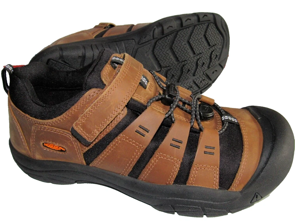 Sandalias deportivas KEEN NEWPORT para niños talla 12 de cuero marrón para senderismo Foto 2 de 4