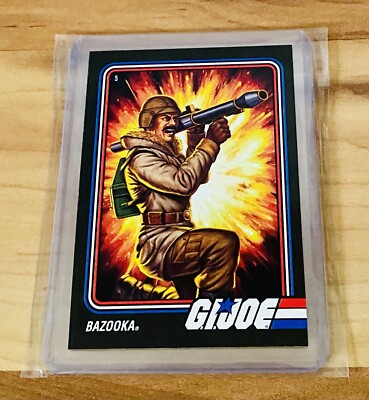2023 GI Joe Super7 Hasbro Bazooka #5 SDCC Card Exclusive Mint Rare