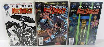 24CH△NNEL   vol.1/vol.2/vol.3 Mike Danger Lot of 3 #1, 2, 3 Tekno Comix (1995) VF/NM 1st Print