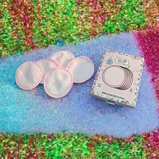 THE VINTAGE COSMETIC COMPANY Mini Cleansing Cloth in Pink 5 ct New In Box