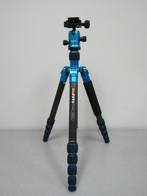 MeFOTO RoadTrip C1350Q1B Travel Tripod Kits - Blue -  Max Load 17.6 lb (a)