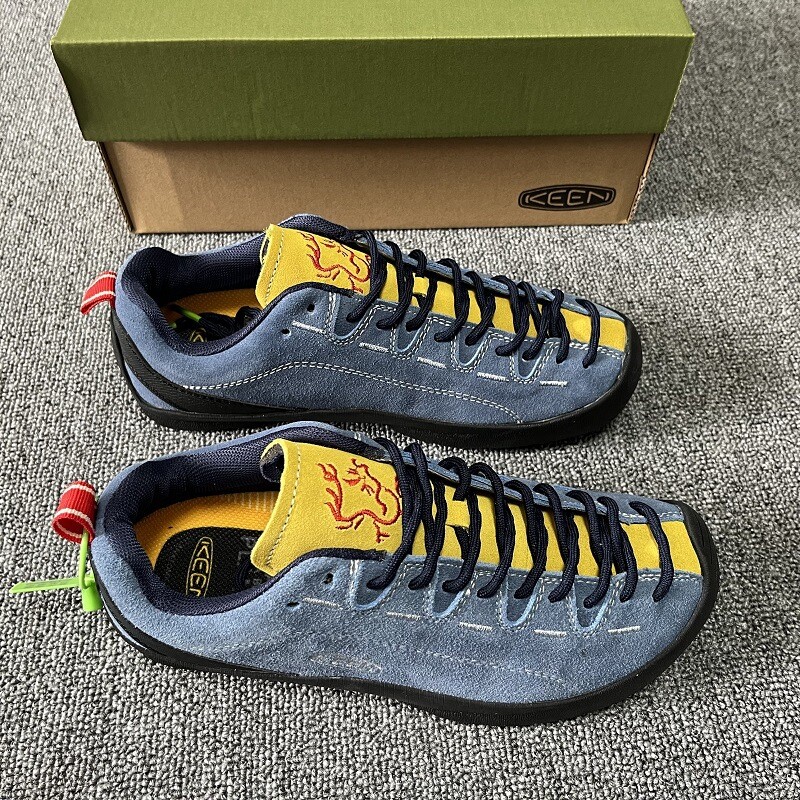 NEW! Keen Jasper Unisex Travel Shoes Blue/Yellow Durable Outdoor Casual  Sneakers | eBay