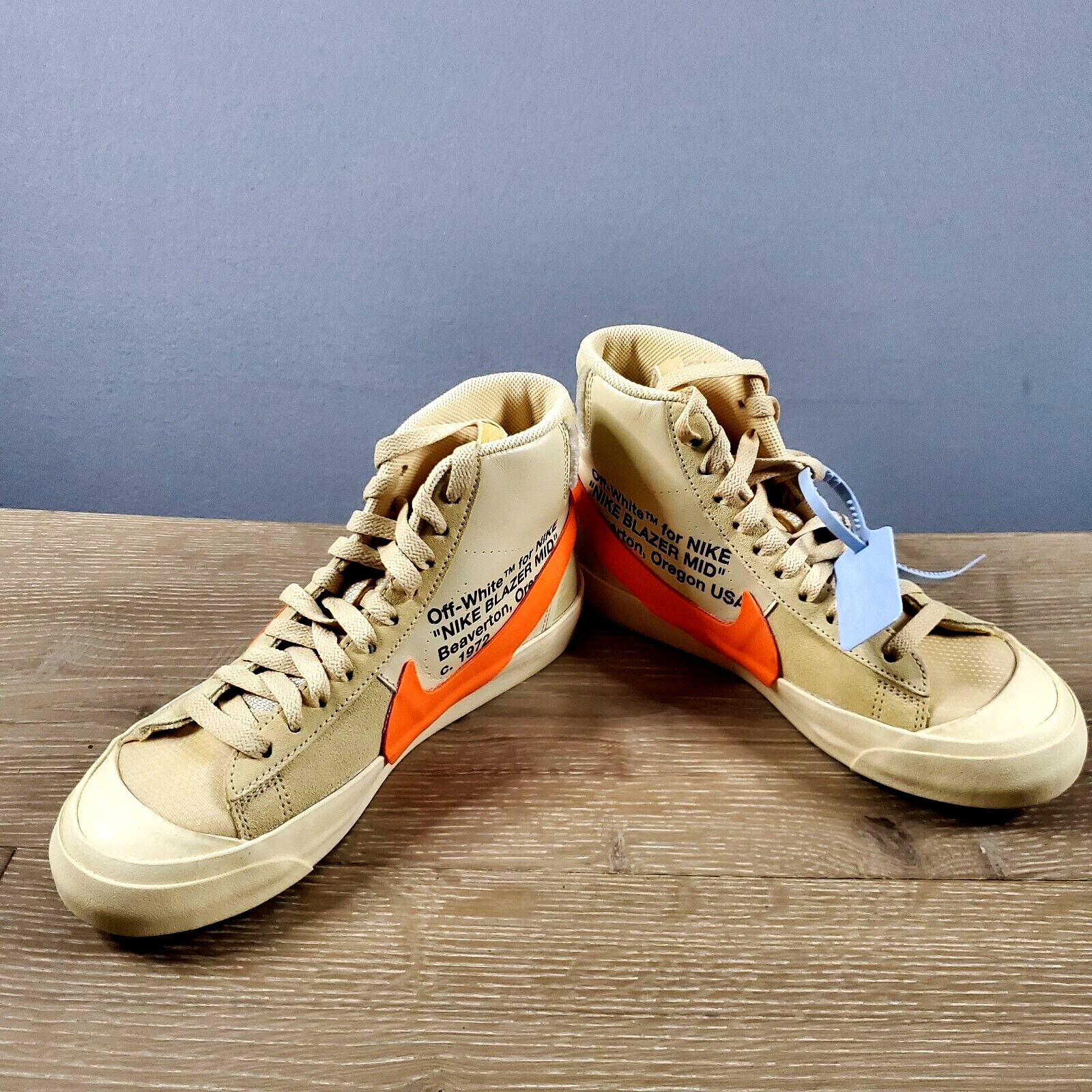 OFF WHITE X NIKE Nike Blazer Mid x OFF WHITE All Hallows Eve 2018 taglia 5 5 US 38 EUR senza scatola