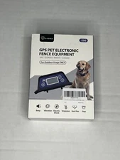 E-FENCE GPS Wireless Dog Fence, Dog Collar Electric Wireless Fence E06