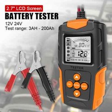 Car Battery Tester Wet/gel/lead-acid Batteries 12V 24V Digital Crank Charging
