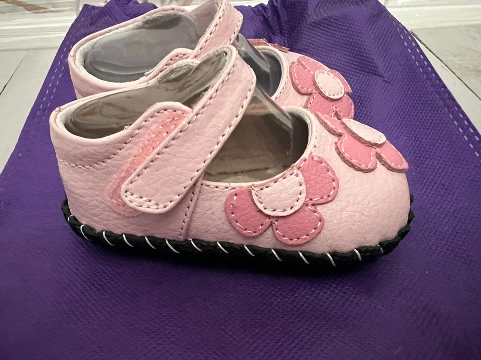 Туфли для девочек Pediped Abigail розовые размер США 0-6 месяцев - Изображение 3 из 4