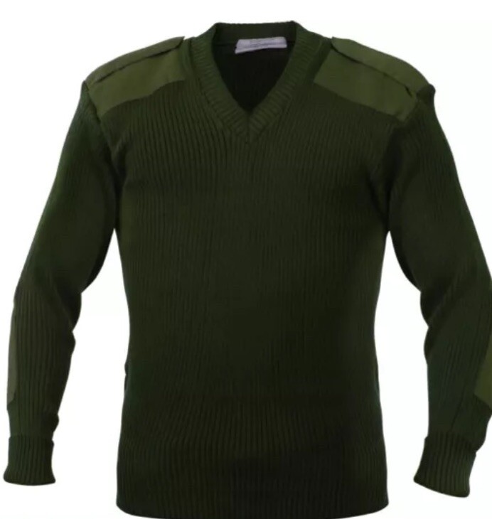 Rothco V Neck Acrylic Uniform Sweater Military Commando Army