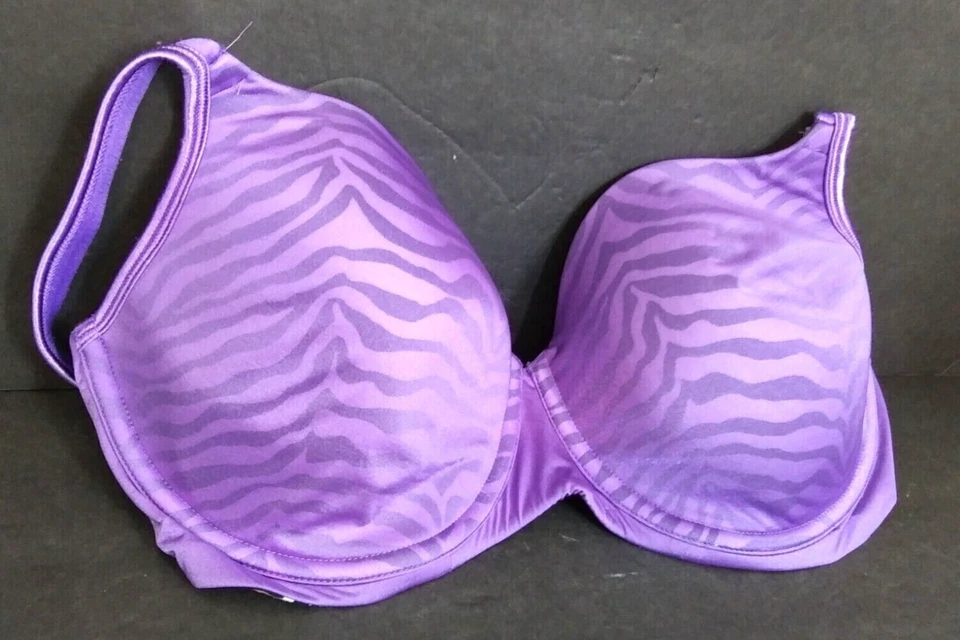 Sujetador Playtex para mujer 40D púrpura con aros correas ajustables cierre de gancho y ojo Foto 4 de 4