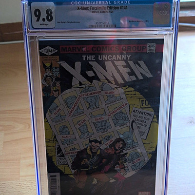 Marvel The Uncanny X-Men Facsimile #141 (1981) CGC 9.8 Cert 4521553012