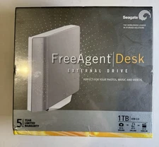 SEAGATE Free Agent Desk External Drive 1TB USB 2.0  New in box