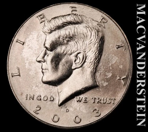 2003-D Kennedy Half Dollar — photo from the most recent tracked eBay sale