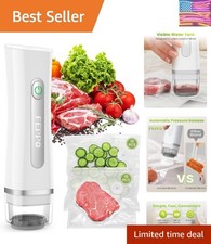 Vacuum Sealer for Food with Visible Water Tank, Handheld Saver Compact Vacuum...
