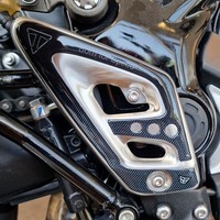 3D Aufkleber Motorrad Fersenschutz Triumph Scrambler Speed 400 X XC 2025 Kompati