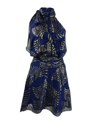 Rachel Zoe Women's Zuri Silk-Blend Mini Dress